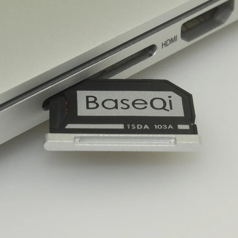Алюминиевый адаптер microSD BASEQI устройство для чтения tf карт MacBook Air 13 &quotи Pro 2009 2010 2011