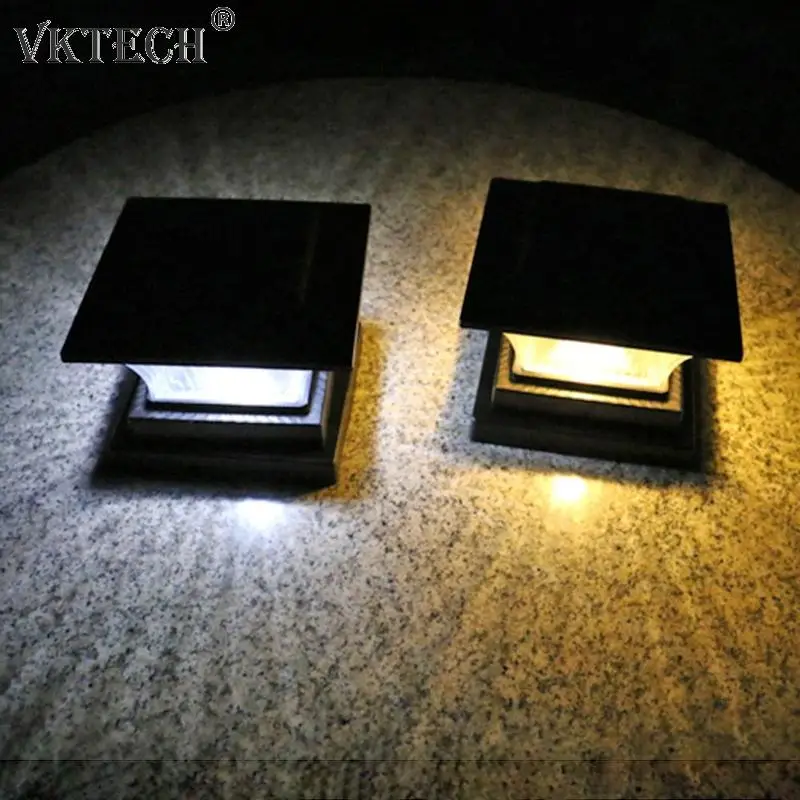 Светодиодный светильник на солнечной энергии наружный садовый забор освещение