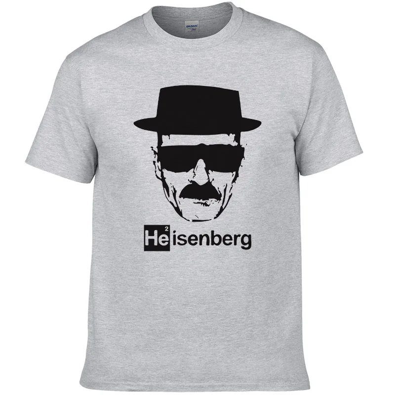 Heisenberg Футболка мужская повседневная хлопковая футболка с коротким рукавом