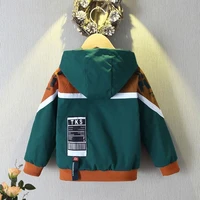 boys jackets kids fashion fall coats clothing letter print childrens hot sale hooded outwear new arrival chilrens windbreaker