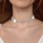 Дропшиппинг Воротник Колье-чокер стразы ожерелья для женщин сверкающая цепь ожерелье ювелирные изделия