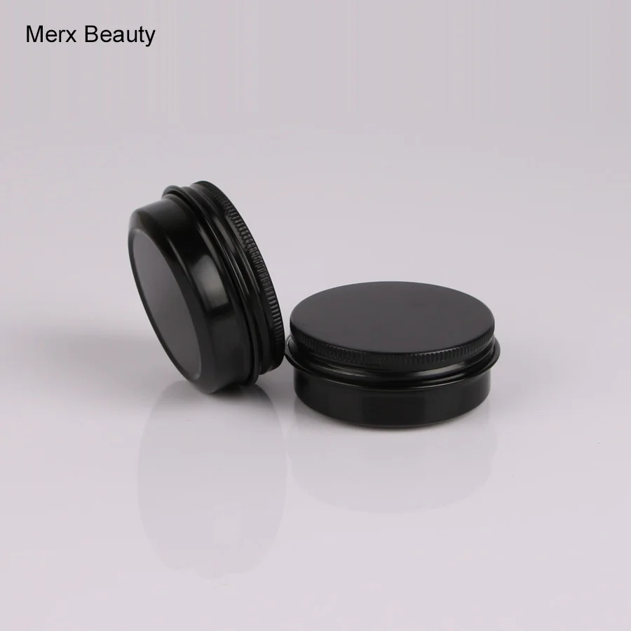 2 шт. а так же 30 г Алюминий Круглый Хранения Крема для век в черном цвете Цвет