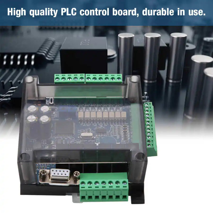 

PLC Industrial Control Board FX3U-14MR 8 Input 6 Output Programmable Simple Controller DC24V