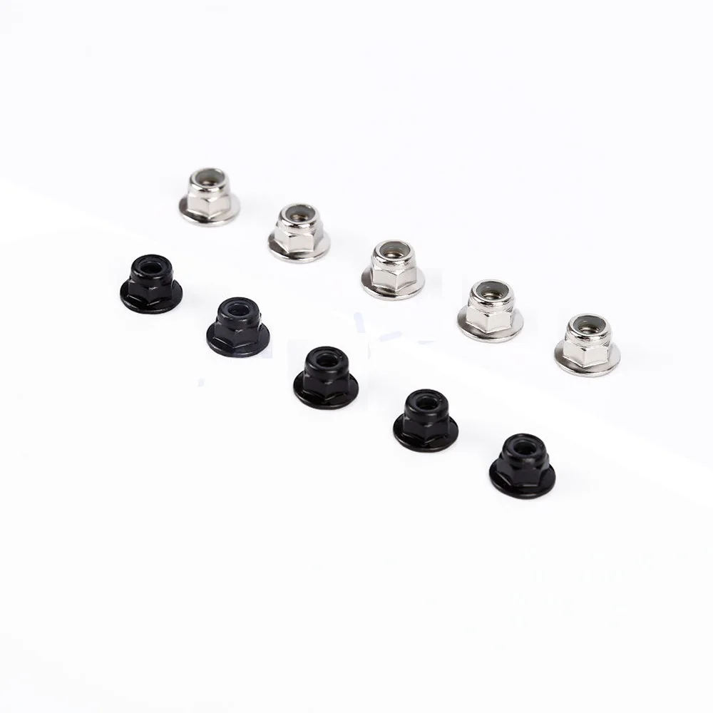 10 шт. M5 Фланцевая гайка CW CCW анти свободные для QAV250 210 Racing 2204 2205 бесщеточный