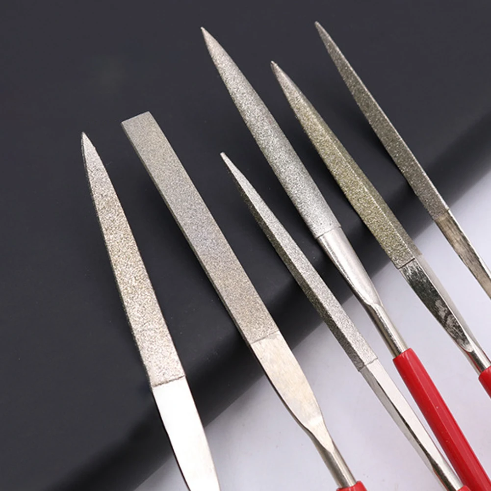 

10PCS/Set 140mm Diamond Mini Needle File Set Hand Tools for Ceramic Glass Gem Stone Hobbies and Crafts Polishing Carving Tool