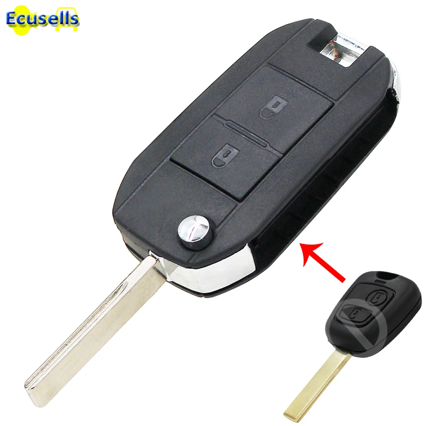 Новый стиль складной откидная оболочка ключа дистанционного управления