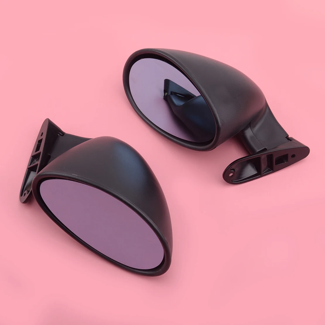 

2 Pcs Universal Front Left Right Car Door Side Mirror Rearview Wing Mirror Vintage Style