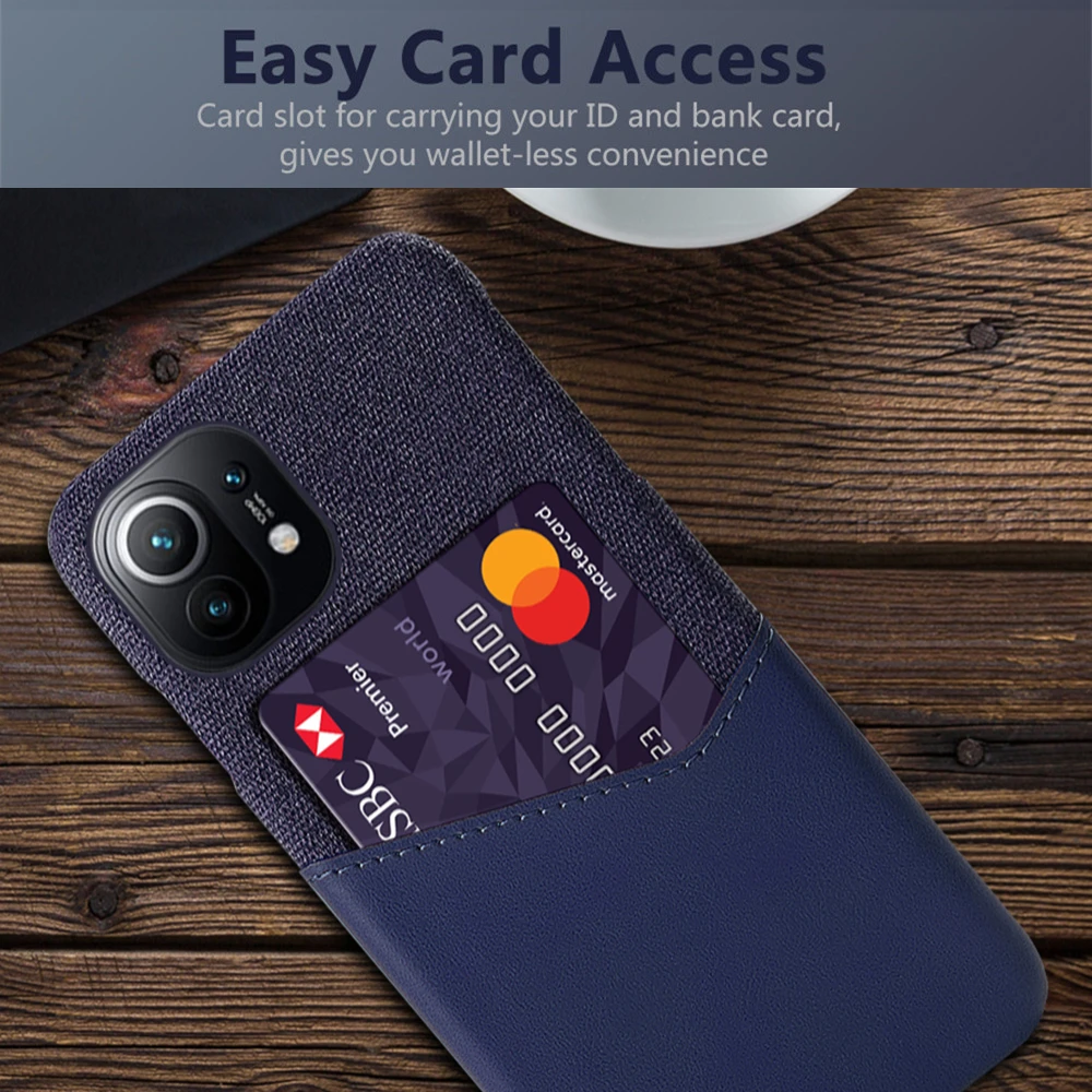 

Card Slots Cover Business Funda For Xiaomi Mi 11 10 9T Poco X2 F2 Pro F1 X3 NFC 9 8 SE 6X 5X A3 A1 A2 Lite Max 3 Mix 2 S Case