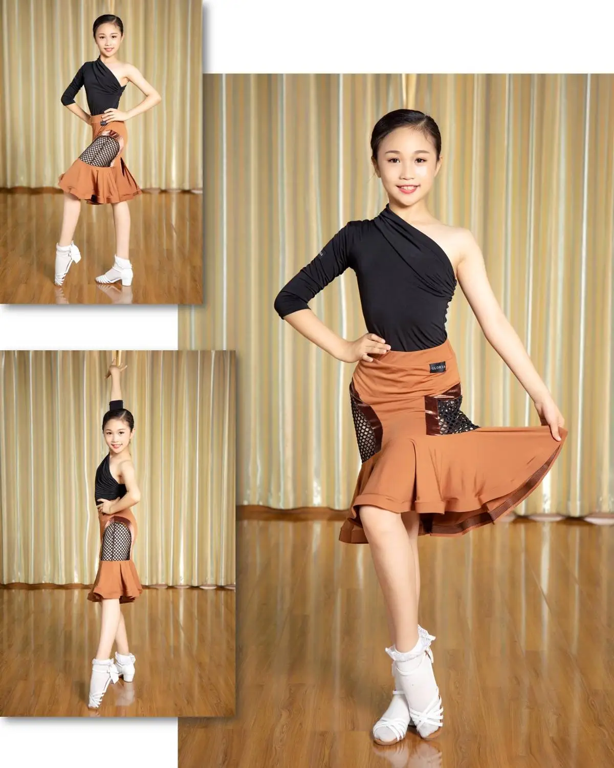 GD1060 детский Латиноамериканский Современный бальный танцевальный