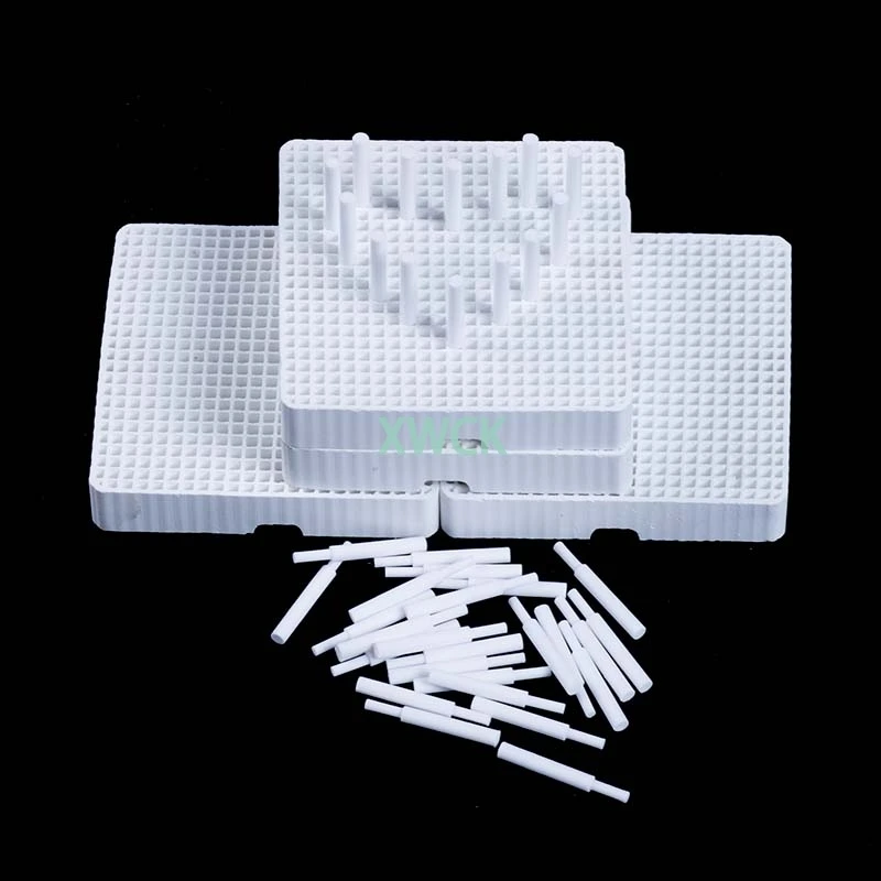 

4Pcs Dental Lab Honeycomb Firing Trays with 40 Zirconia Ceramic Pins Dental Technician Supplies Free shipping
