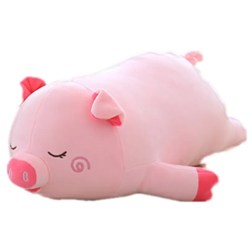 Dorimytrader Pop Lovely 100см Большой мягкий мультфильм лежащий Свинья свитер Пушистый