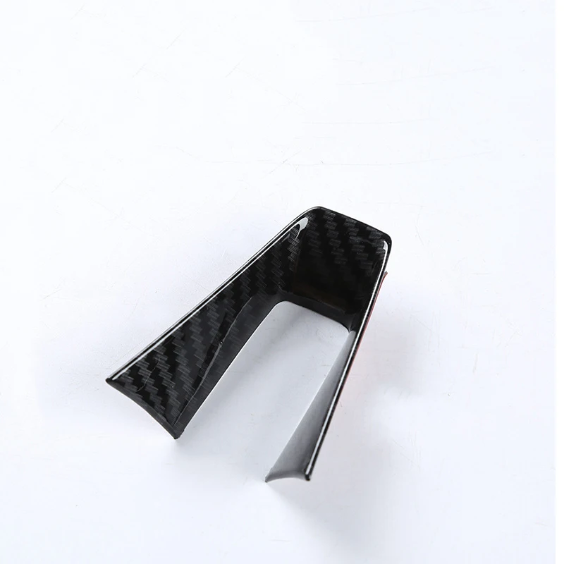 

Carbon Fiber steering wheel decoration cover Bright Strip For Alfa Romeo Giulia Stelvio 2017 2018 2019 Modification Accessorie