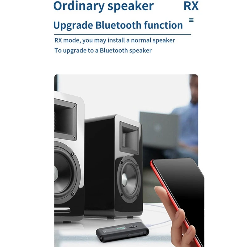 OLED Screen 2 In 1 Wireless Bluetooth 5.0 Receiver Transmitter Adapter & USB Audio | Электроника
