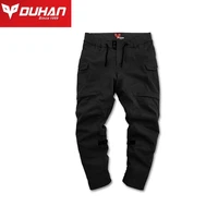 duhan motorcycle mens pants moto cycling trousers knee protective armor breathable drop proof road riding equipment
