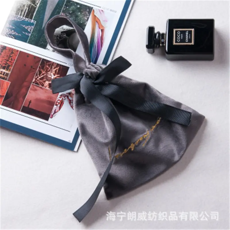 

Velvet Drawstring Pouch Phone Jewellery Watch Travel Cosmetic Storage Pockets Toiletries Clothing Organiser Gift Packaging Bags