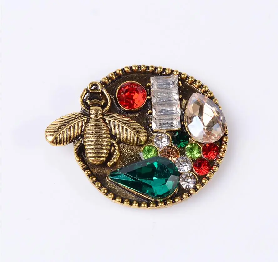 Rhinestone Embellishments Buttons 10pcs Bee in Cluster Flowers Flatback Handicraft Bowknot Flower Decoration DIY Craft Supplies