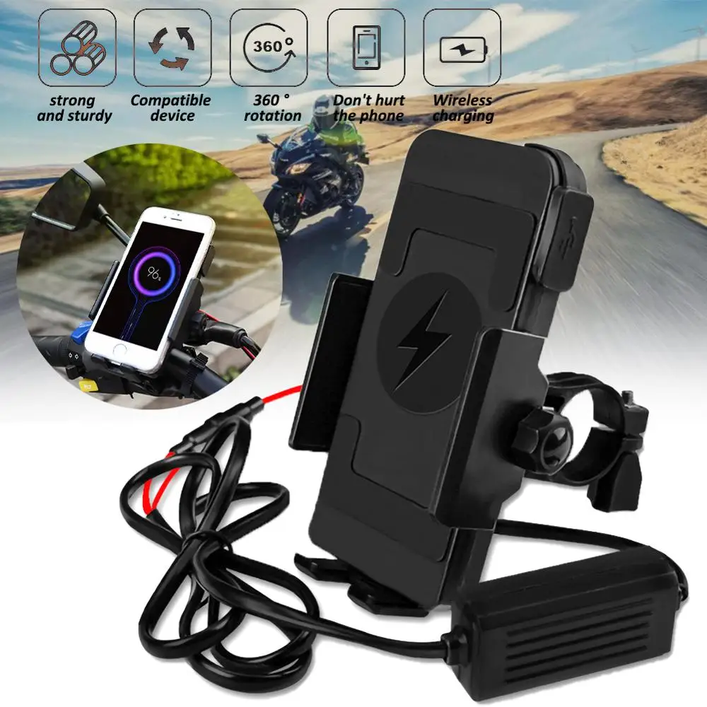 Мотоциклетное зарядное устройство для телефона мотоциклетный держатель на руль