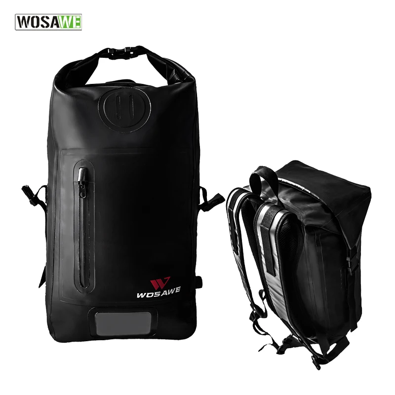 

WOSAWE Waterproof Outdoor backpack 25L River Trekking bag Dry Pack Bag Dry Wet Separation Storage Bag for Drifting Kayaking
