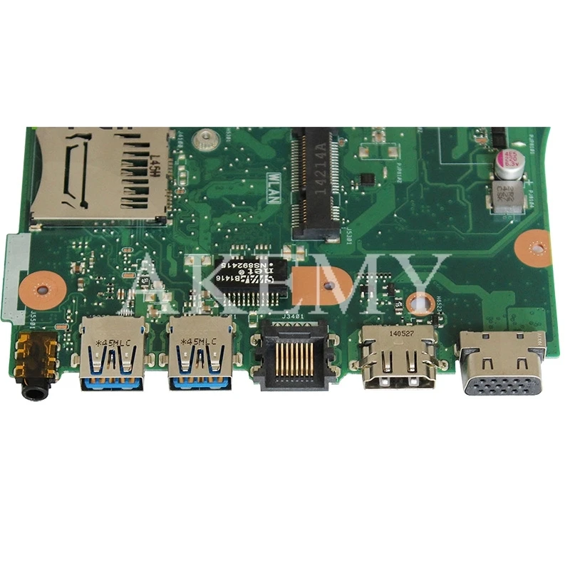 Akemy X450VP для For Asus A450V Y481C X452C D452C X450CC K450C всеобщая плата материнской платы W/1007U