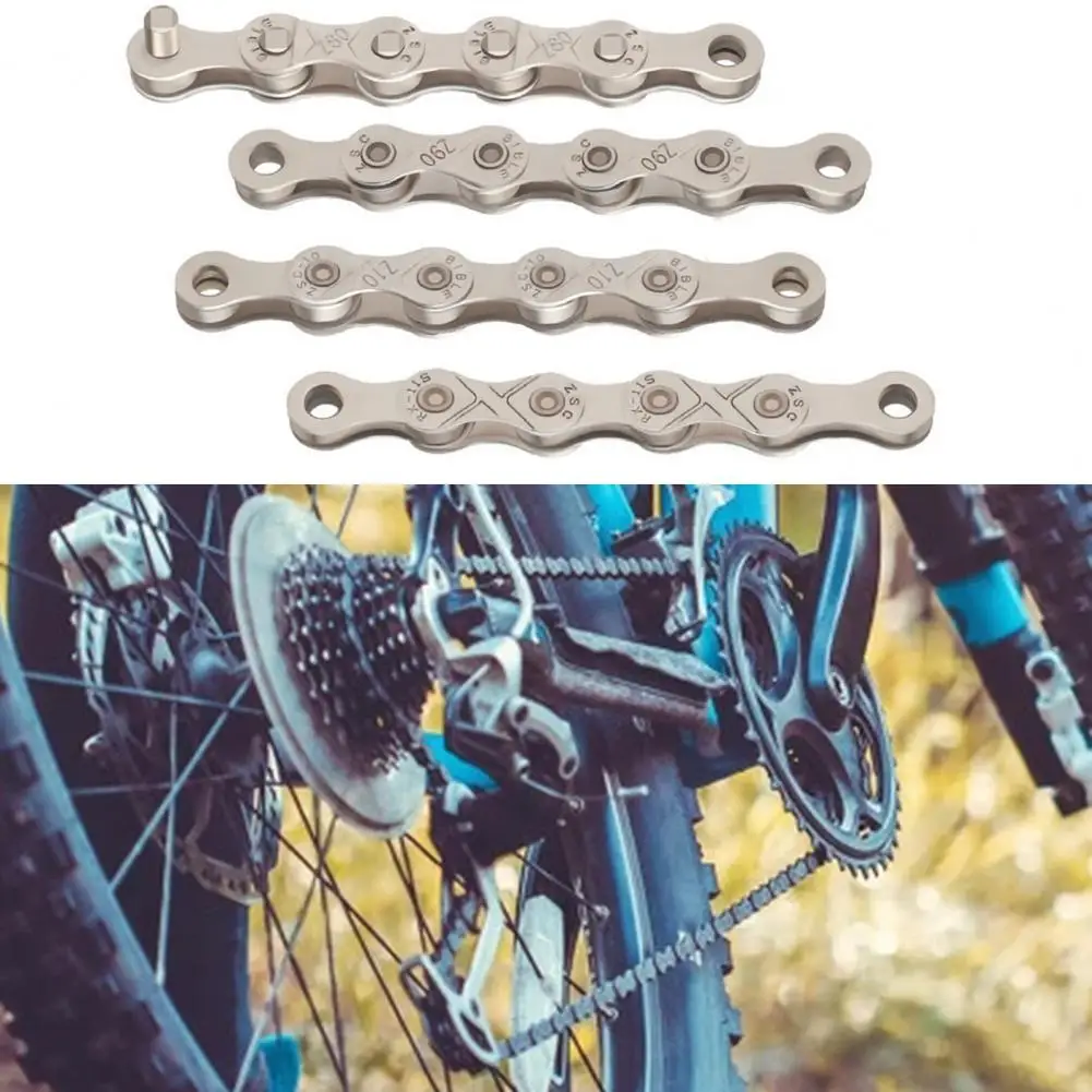 

Durable Practical 116 Knots Bicycle Chain High-quality 6-7-8/9/10/11 Speed Professional Bicycle Chain Link for MTB