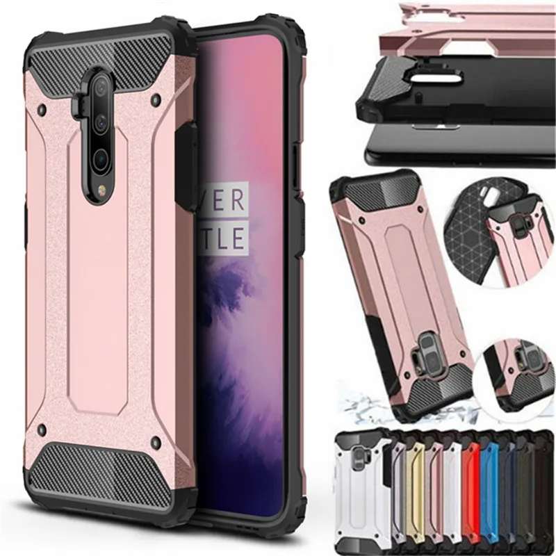 Для Oneplus 7T Pro чехол противоударный армированный резиновый жесткий для телефона One