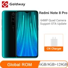 Глобальная ПЗУ Xiaomi Redmi Note 8 Pro 8 ГБ ОЗУ 128 ГБ ПЗУ Мобильный телефон 64-мегапиксельная камера Helio G90T Octa Core с жидкостным охлаждением NFC 4500 мАч