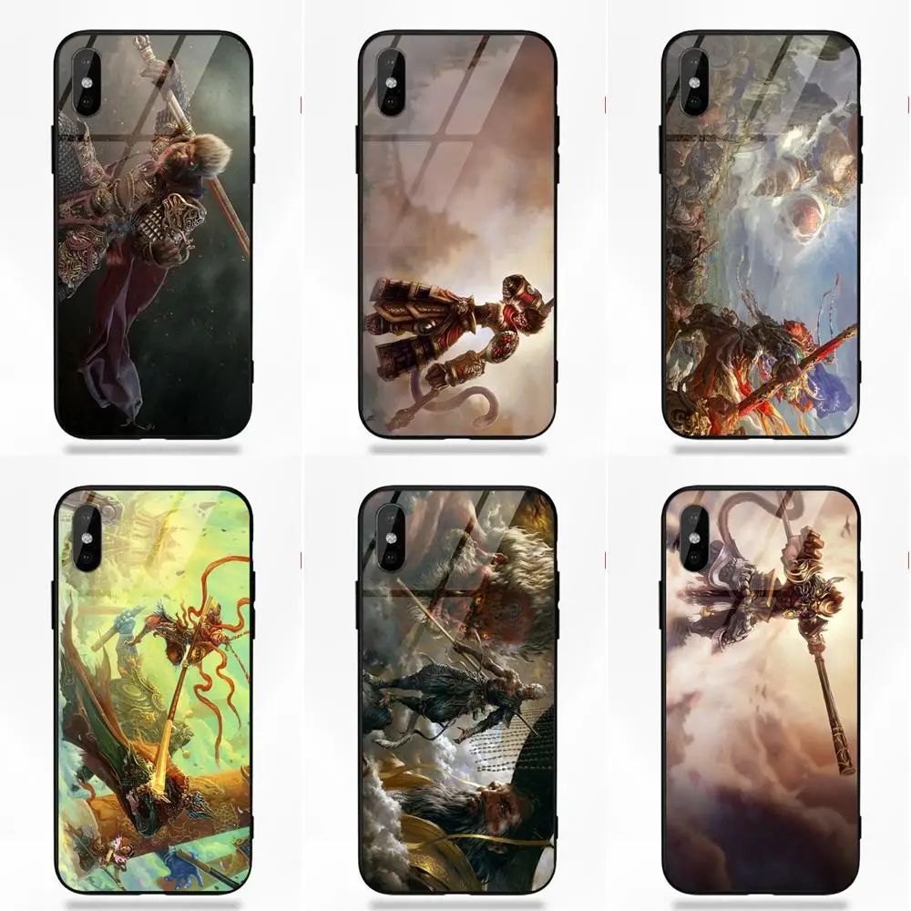 Для Apple iPhone 5 5C 5S SE 6 6S 7 8 Plus X XS Max XR Мягкий ТПУ чехол + закаленное стекло окраска кожи