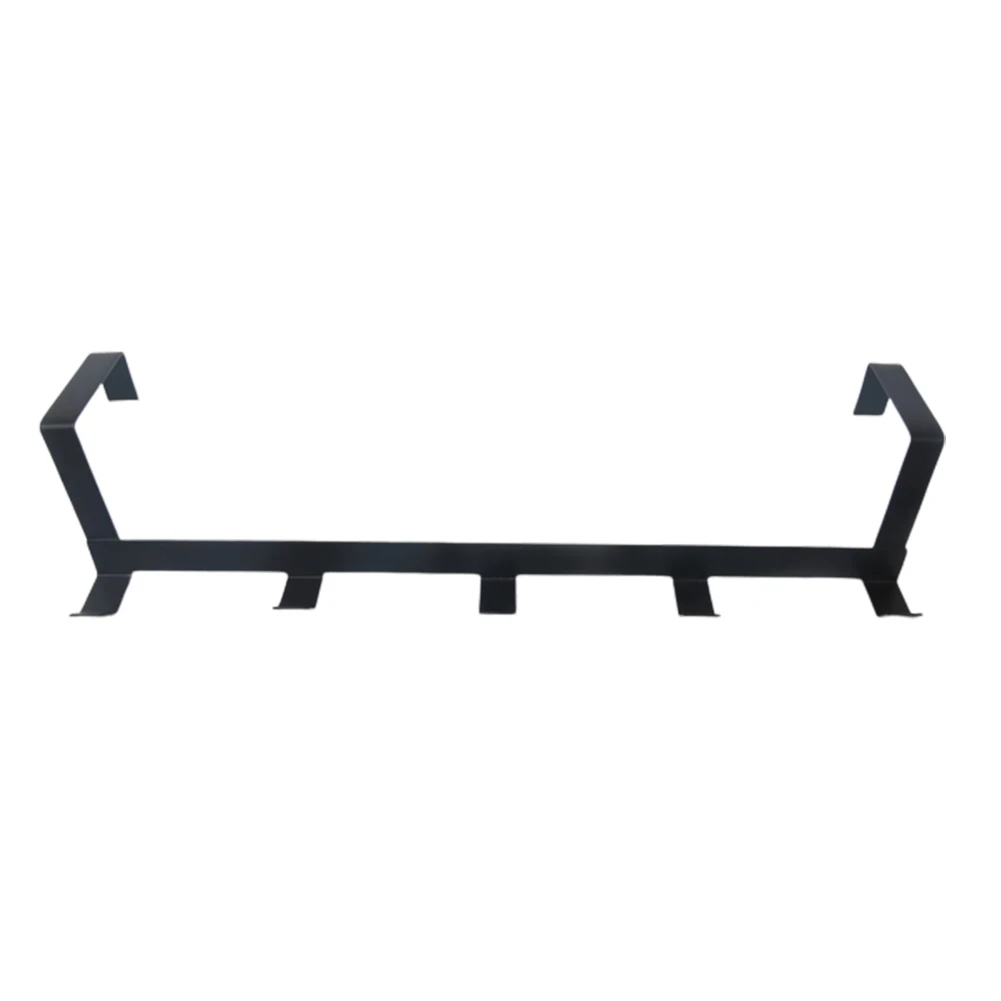 

5 Hooks Over The Door Hat Durable Towel Rack Strong Iron Organizer Holder Hanger Hanging Home Accessories Living Room