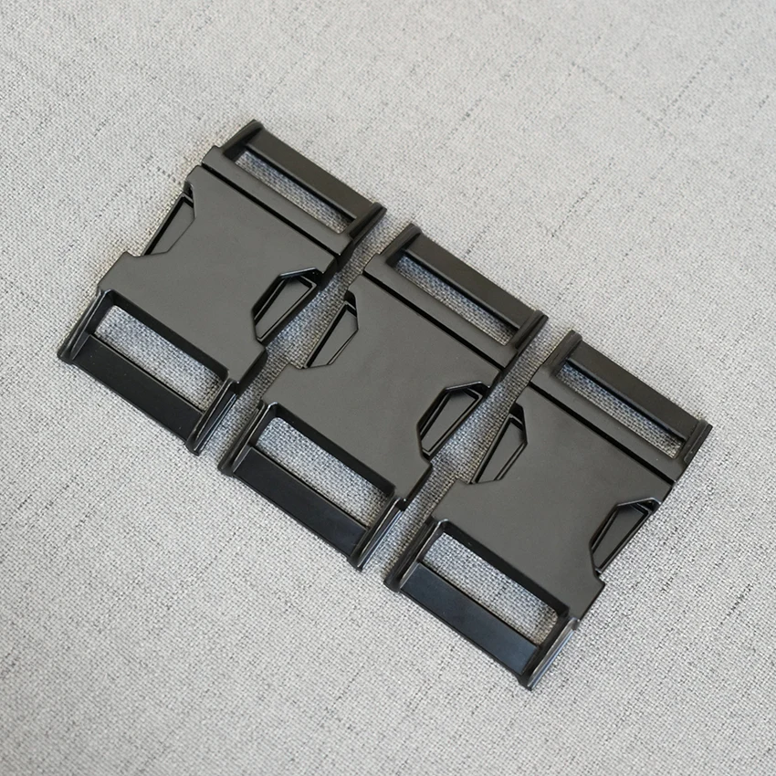 

10 шт. черный 25 мм DIY аксессуары par шнуром браслет пряжки для рюкзака ошейник Quick Release металлической пряжкой застежка безопасности