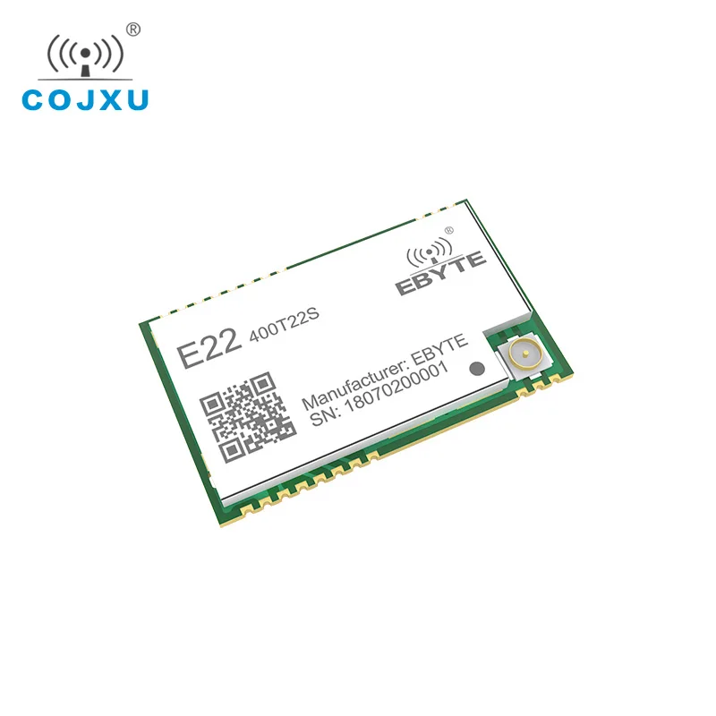 5 шт./лот SX1268 433 МГц TCXO UART LoRa сетевой E22 400T22S RSSI беспроводной приемопередатчик 22dBm IPEX
