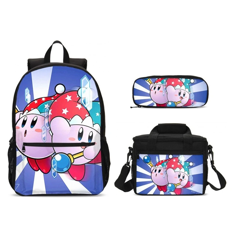 Школьные сумки для девочек модные школьные с рисунком Кирби детский школьный