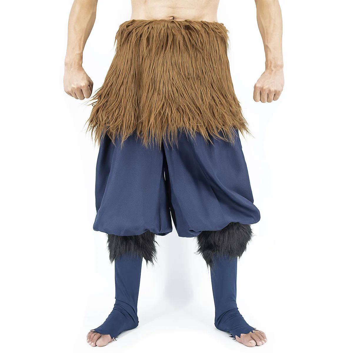 

Anime Demon Slayer Cosplay Hashibira Inosuke Full Set Pants Headgear Halloween Costumes