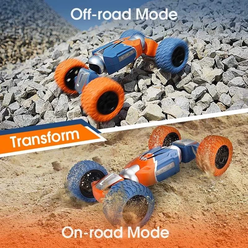 

2.4G 4WD Remote Control Stunt RC Cars Radio Twist Deformation Off-road Vehicle Climbing Children's Model Toy with LED Light