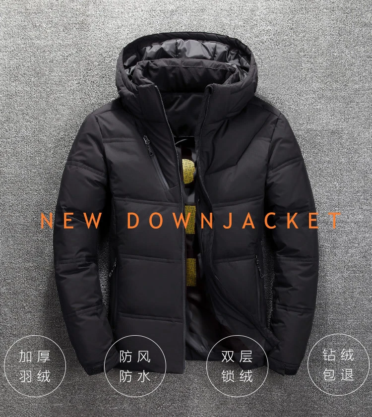 90% Duck Down Jacket Men Hooded Windproof Coats Winter Male Thick Warm Clothing Mens Outerwear Casual Down Coat