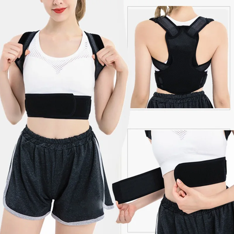 

Posture Corrector Shoulder Back Pain Relieve Spine Straightener Back Support Brace A7