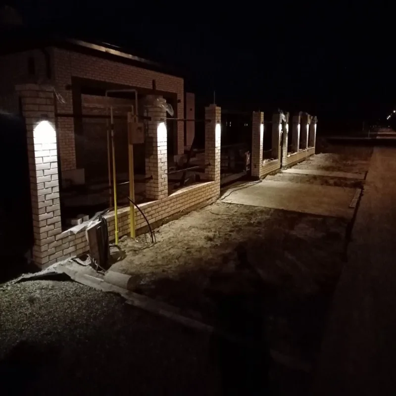 Наружный одноголовый 5 Вт COB настенный светильник для крыльца комнатный уличный