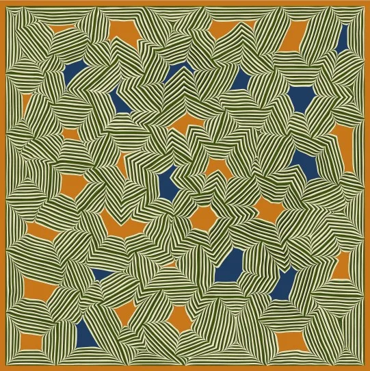 

88*88cm Women's Silk Printed Square Scarf Fashion Silk Sunscreen Scarf Geometric Mulberry Silk Scarf Shawl