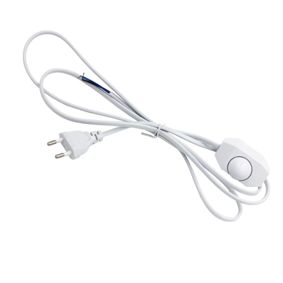 

1.8M LED Dimmer Switch Cable Light Modulator led Dimmer Controller For Table/Desk Lamp EU 220V Power wire