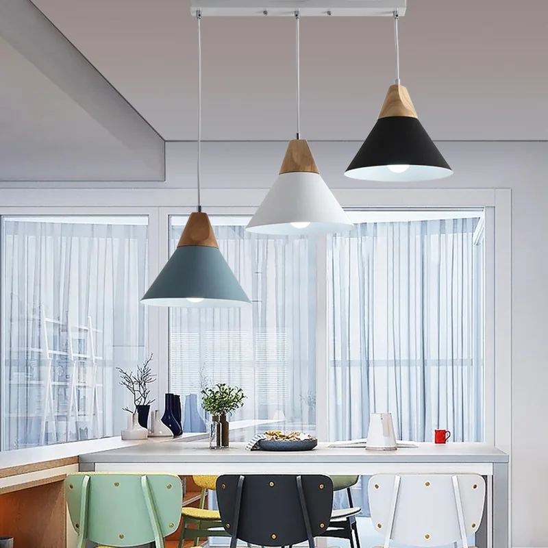 Подвесные светильники для столовой подвесные лампы современный красочный