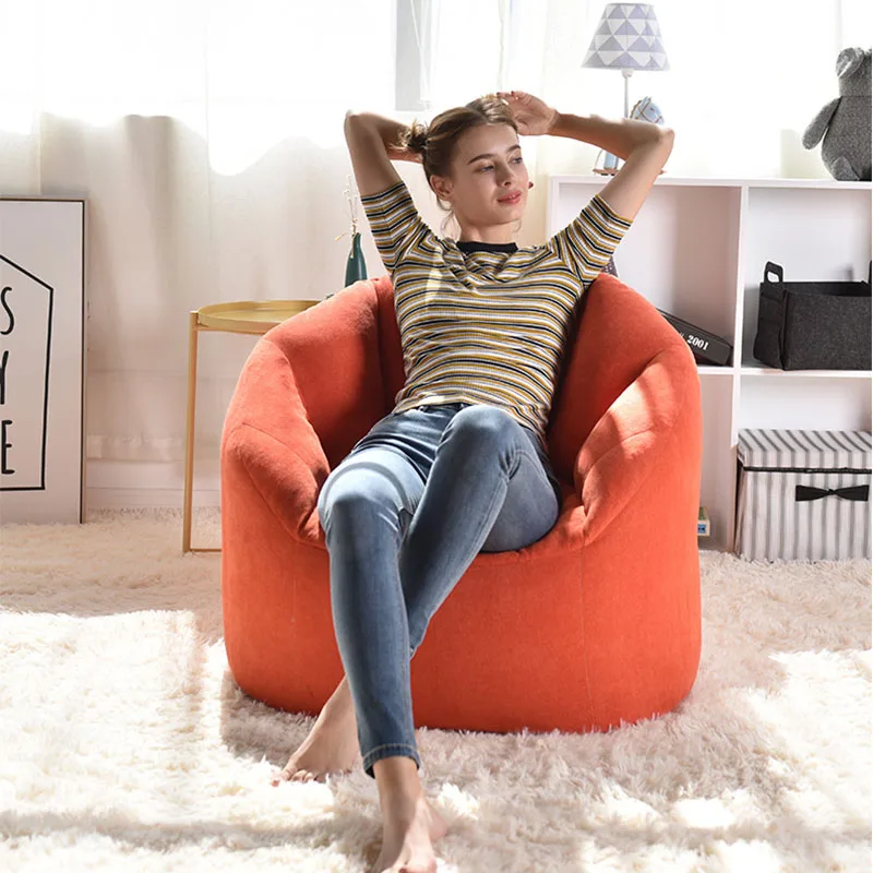 Большие чехлы для стульев Bean сумки ленивый диван взрослые Beanbag Чехлы без заполнения пуфик-оттоманка спальня гостиная мебель для дома