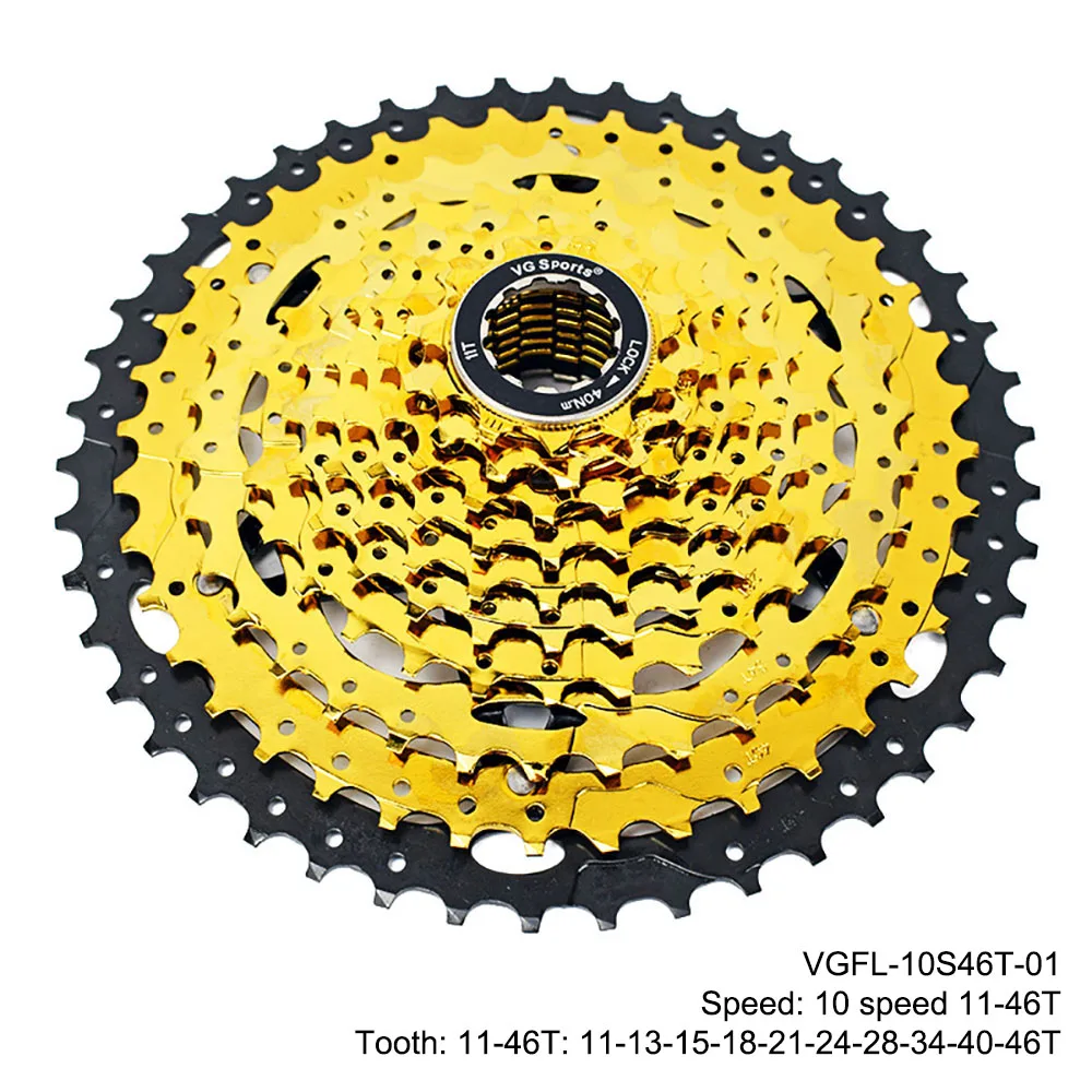 MTB велосипедная кассета 10-speed 11-46T велосипедная кассета маховик 10S 10V CNC Сталь супер износостойкий велосипедный маховик