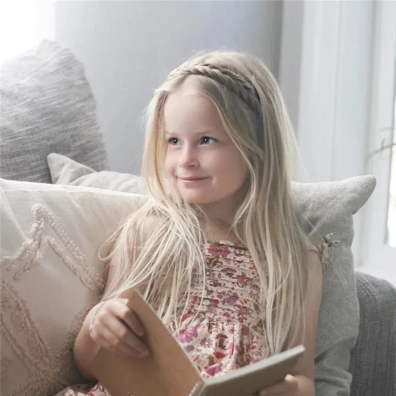 Модные Синтетические повязки для волос модные косички аксессуары Женская