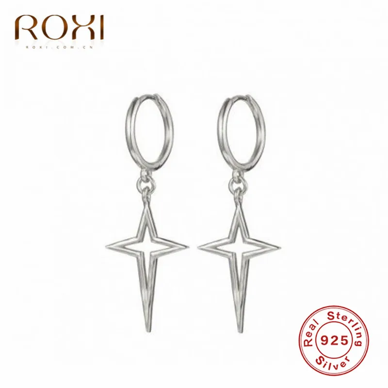 Женские минималистичные круглые серьги ROXI геометрическая подвеска в виде полого