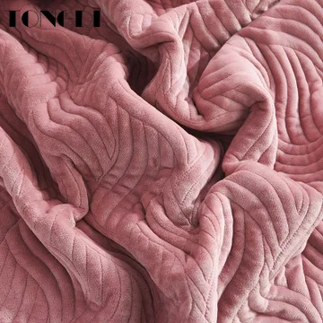 TONGDI теплое мягкое одеяло Raschel утолщенное тяжелое элегантное флисовое