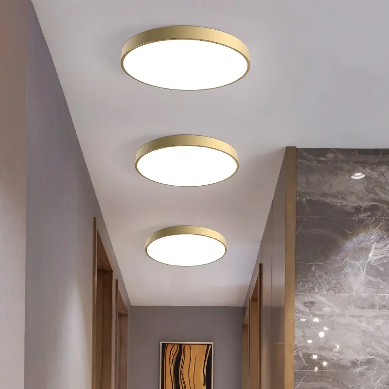 Минималистичные круглые светодиодные люстры для гостиной спальни кухни