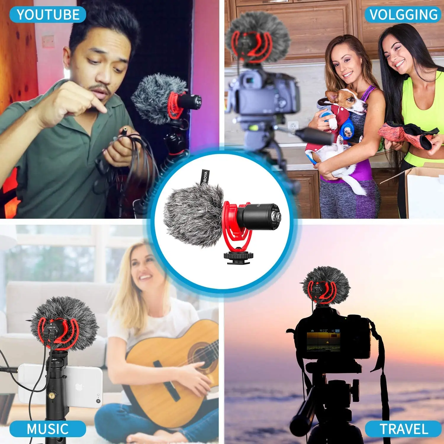 Vlog микрофон BOYA by-MM1 + суперкардиоидный для iPhone смартфонов DSLR камеры ноутбука MAC