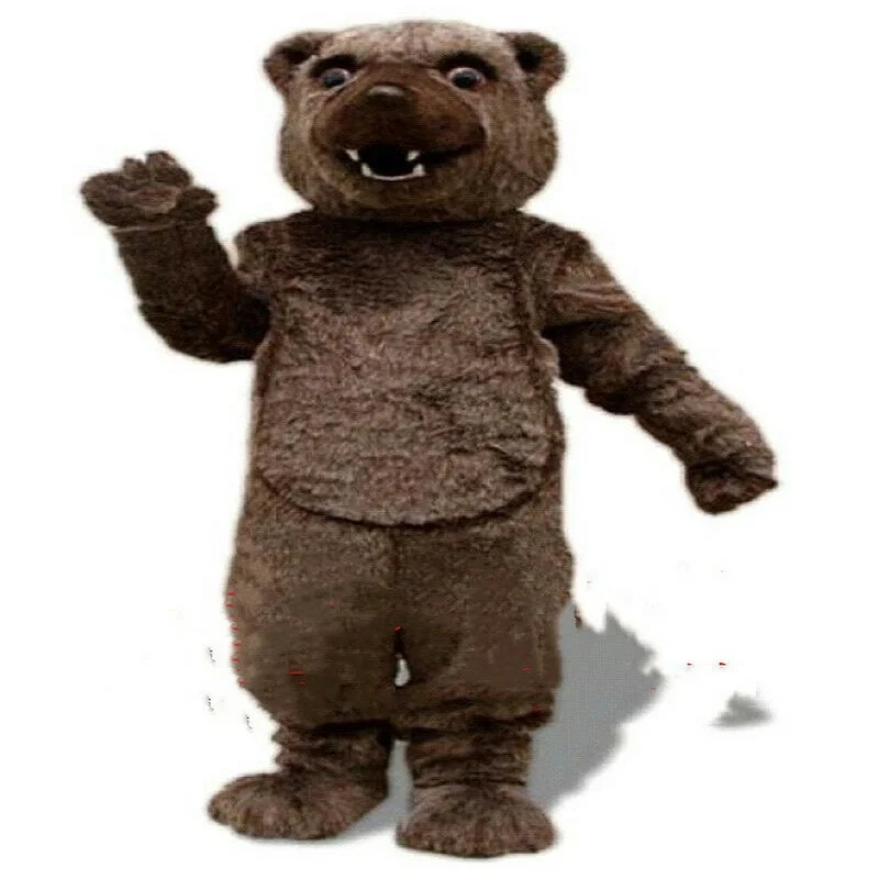 Adults Brown Bear Mascot Costume Cosplay Furry Suits Party Game Outfits Carnival Halloween Xmas Easter Ad Clothes
