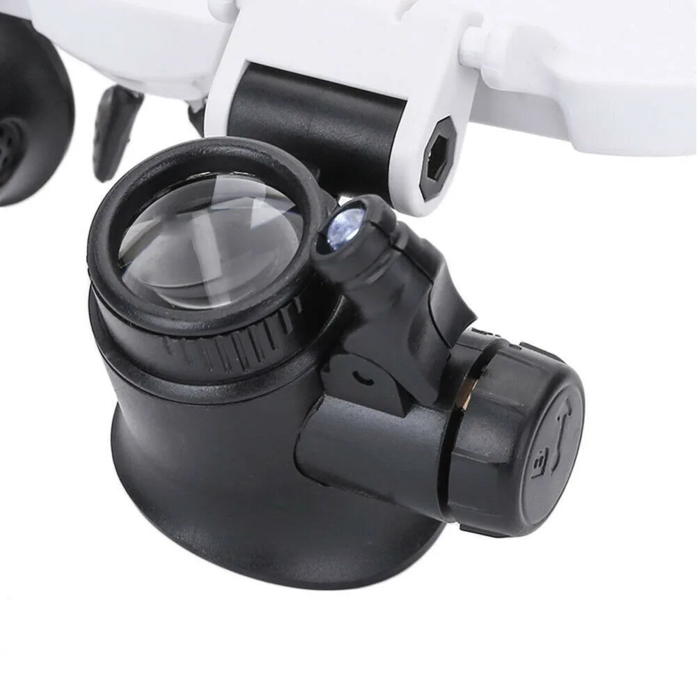 

175*155*55mm Magnifier 8/15/23x ABS & Acrylic Lens DIY Glasses Jeweler