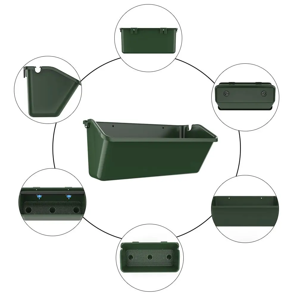 Зеленая фотостена цветочный горшок контейнер настенный подвесной