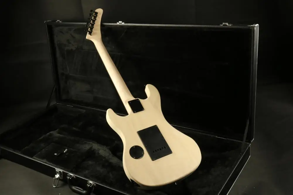 Высококачественная Разобранная гитара комплект клена Шея тополя Сделай Сам